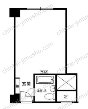 赤坂レジデンシャルホテル4階の間取図