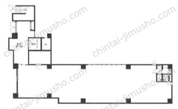 ミハマビル1階の間取図