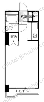 スクエア長者町の間取図