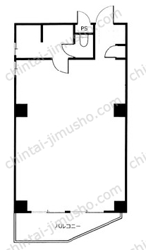 コーポ天城5階の間取図