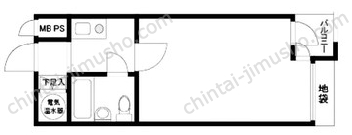 セントラル東銀座の間取図