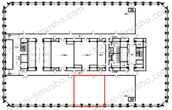 新宿センタービル／+OURS新宿の間取図