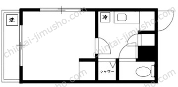プリオール新宿3階の間取図