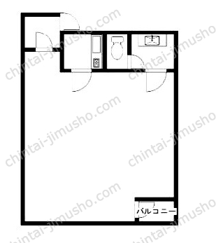 丸久5ビル3階の間取図