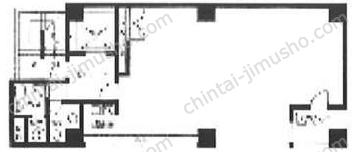 寺尾ビル4階の間取図
