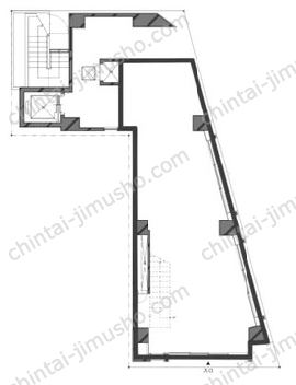 JP-BASE築地駅前の間取図