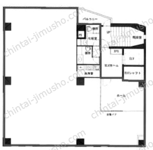 東京ロイヤルBLDG2階の間取図