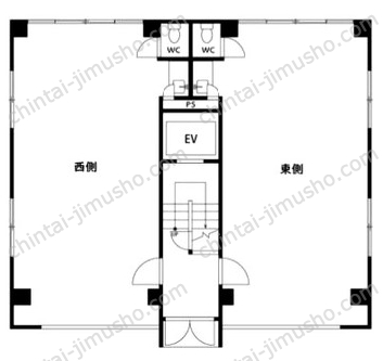 滝上ビルの間取図