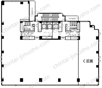 BPRプレイス神谷町の間取図