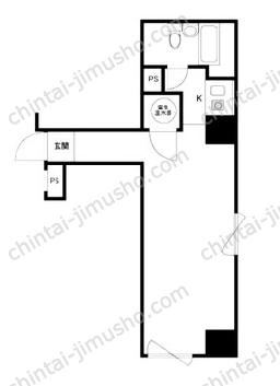 シャトレーイン横浜の間取図
