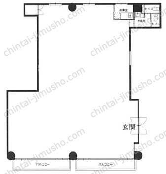 第5スカイビルの間取図