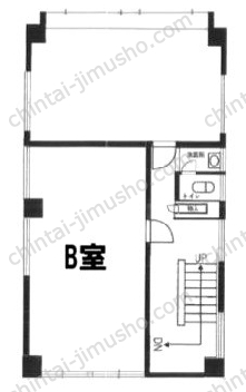 宮永ビル4階の間取図