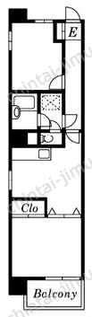 五反田シティハイツの間取図