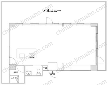プラーズ新横浜7階の間取図