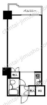 スクエア長者町の間取図
