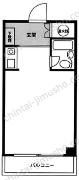 マートルコート麹町4階の間取図