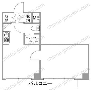 東陽ビルディングの間取図
