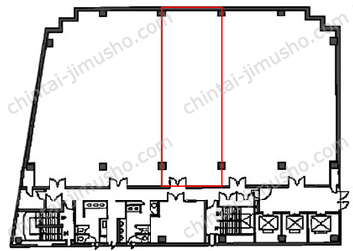 オーク桜木町ビル3階の間取図