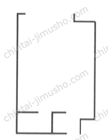 日栄マンション1階の間取図