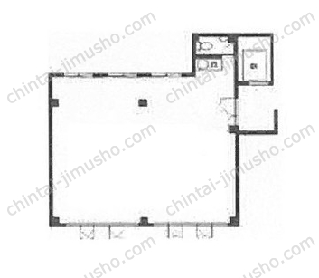 青山光影ビル2階の間取図