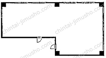 井上ビル3階の間取図