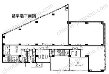 千葉中央駅前ビル3階の間取図