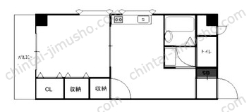 皆川ビルの間取図