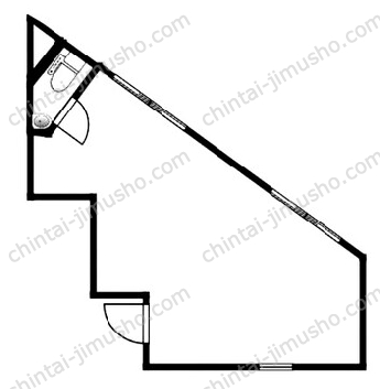 Glanz千歳台1Fの間取図