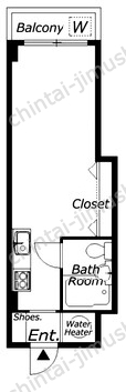 ハミルトンプラザ2階の間取図