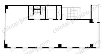第三玉屋ビル6階の間取図