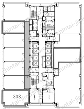 紀尾井町ビルの間取図