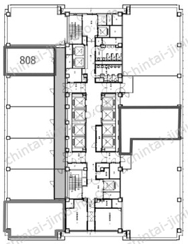 紀尾井町ビル8Fの間取図