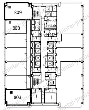 紀尾井町ビル8Fの間取図