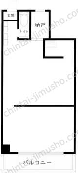 カーサ第二新宿の間取図