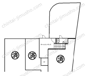鶴岡ビル1Fの間取図