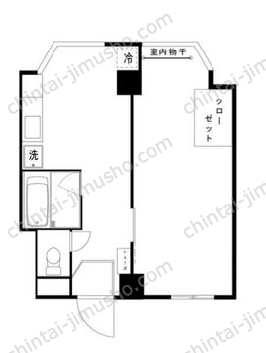 勝どき中央ロードスの間取図