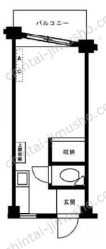 モリグチハイツの間取図