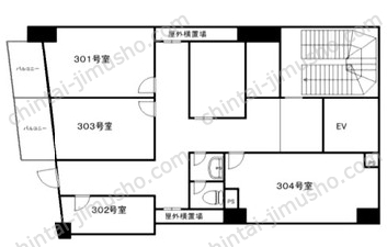 安藤ビルの間取図