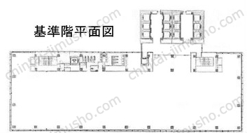 虎ノ門タワーズオフィスの間取図