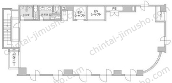 アリビオ九段2階の間取図