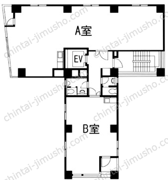 サンデンビルの間取図