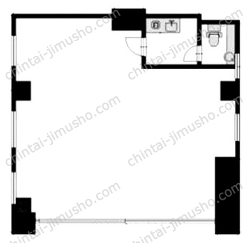 C'est uno（セ アン）1階の間取図