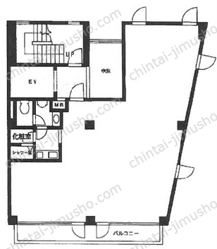 麻布ネストビル3階の間取図