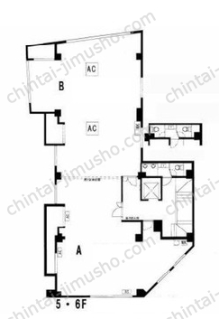 CROSS三田5階の間取図