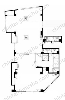 CROSS三田6階の間取図