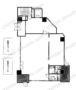 パインフィールドビル1階の間取図