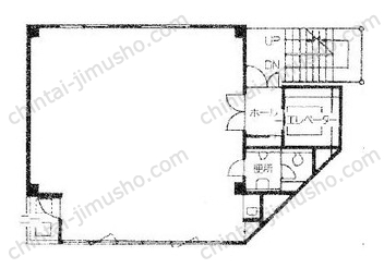 根本ビル3階の間取図