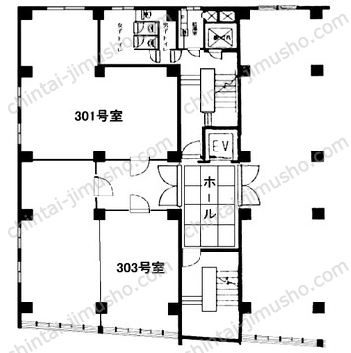 岩本町ビルの間取図