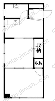 庄司ビル6階の間取図