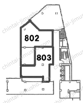 新橋駅前ビル1号館／THE POINT 新橋の間取図